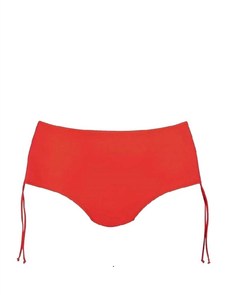 Front of a size 16 Women'S Ive Hipster Bikini Bottom In Poppy Red in Poppy Red by Anita. | dia_product_style_image_id:356812